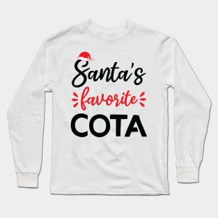 santa's favorite cota Long Sleeve T-Shirt